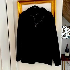 Club monaco shirt jacket with zipper